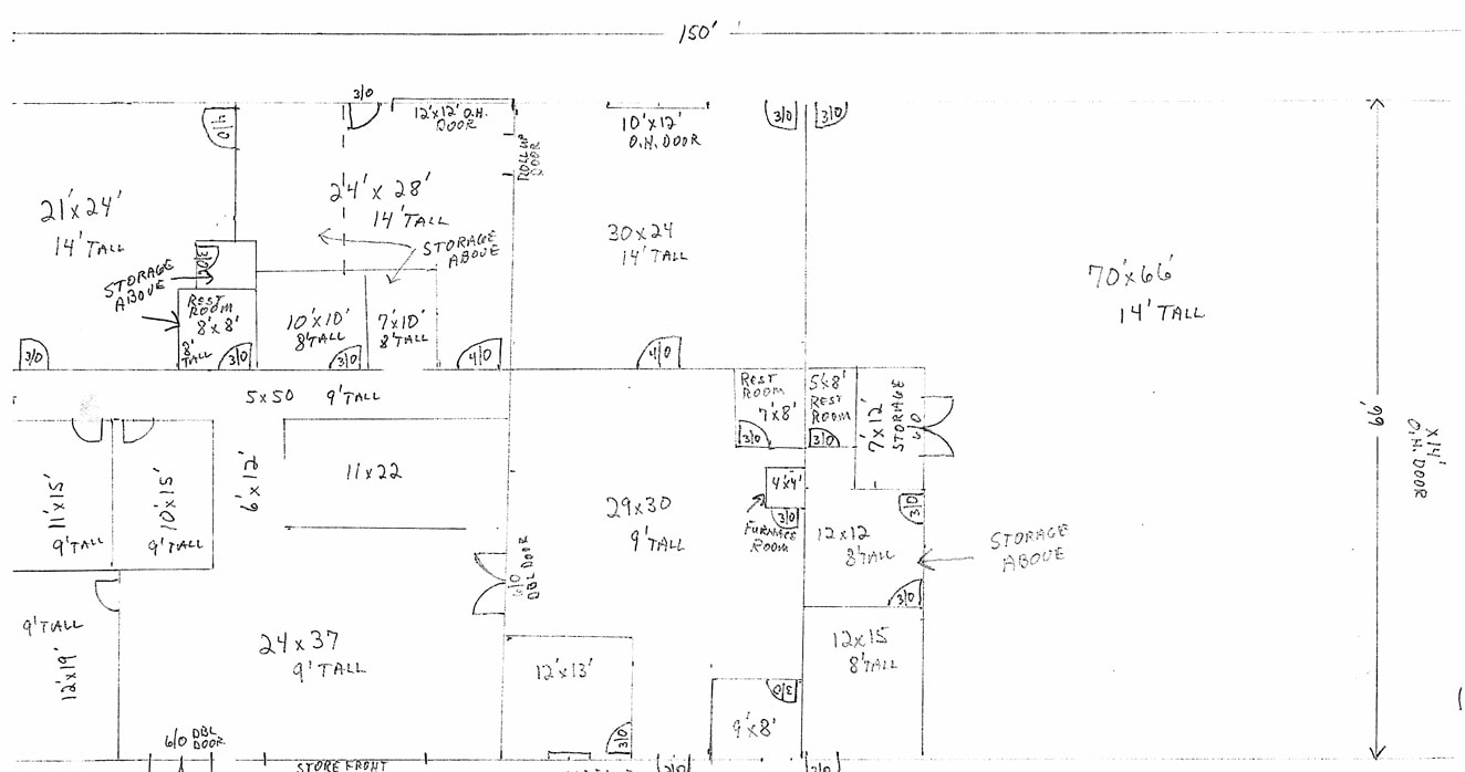 215 Nieman St, Sunman, IN à vendre Plan d’étage– Image 1 sur 2