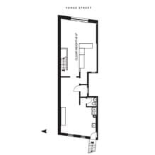 1960 Yonge St, Toronto, ON à louer Plan d’étage– Image 2 sur 8