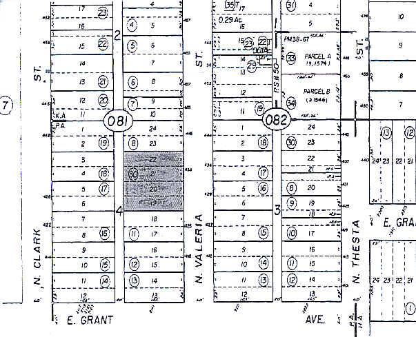 435 N Valeria St, Fresno, CA à vendre - Plan cadastral – Image 3 sur 5
