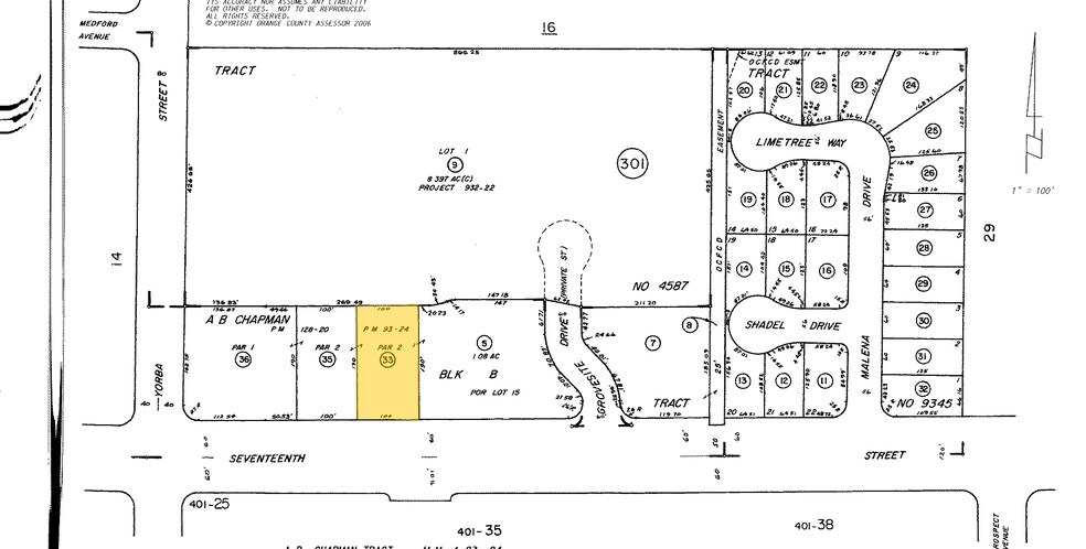 17561 17th St, Tustin, CA à louer - Plan cadastral – Image 2 sur 19
