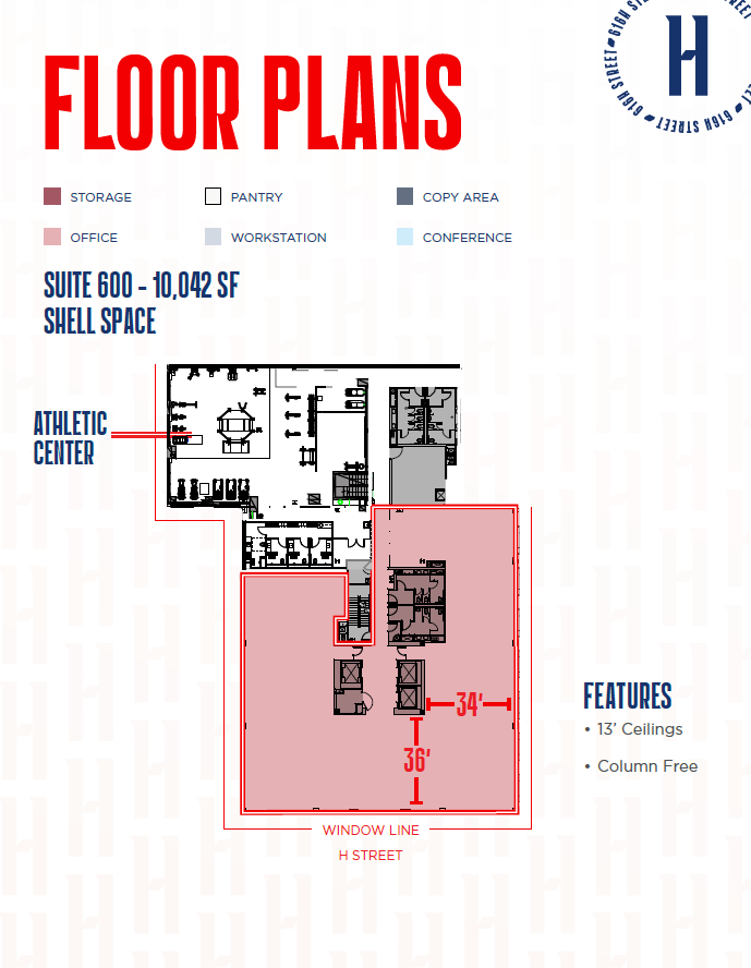 701 7th St NW, Washington, DC à louer Plan d’étage– Image 1 sur 1