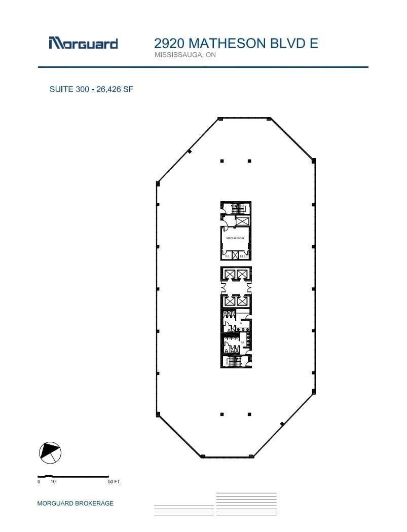 2920 Matheson Blvd E, Mississauga, ON à louer Plan d’étage– Image 1 sur 1