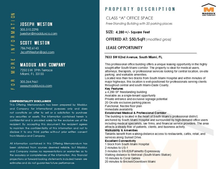 7633 SW 62nd Ave, South Miami, FL à louer - Photo intérieure – Image 2 sur 9