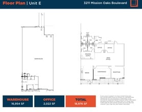 3211 Mission Oaks Blvd, Camarillo, CA à louer Plan d’étage– Image 1 sur 1