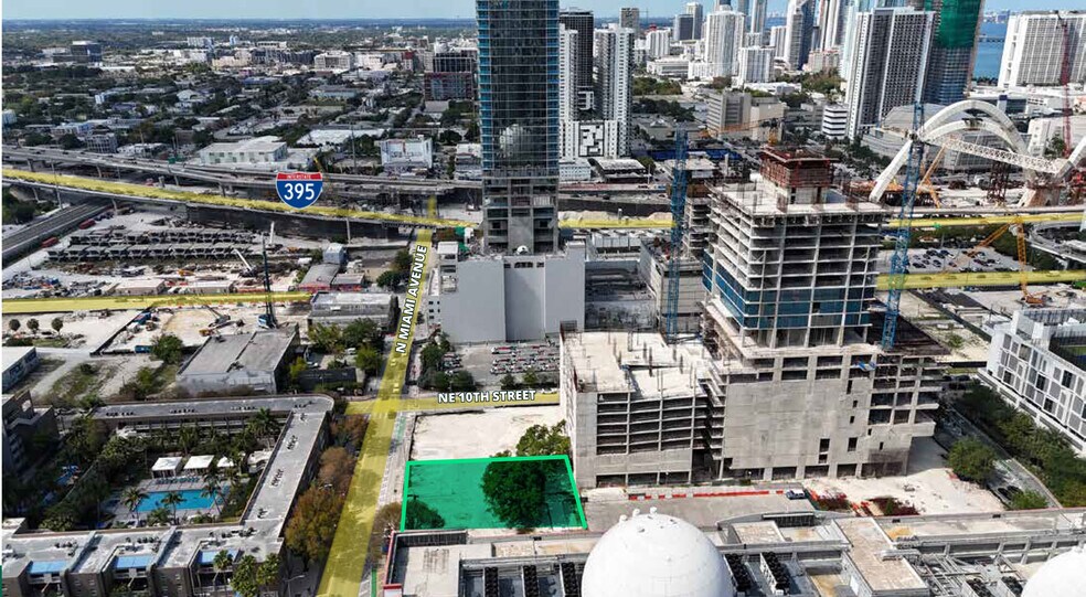 21 NE 9th St & 909 N Miami Ave, Miami, FL à vendre - Aérien – Image 2 sur 4