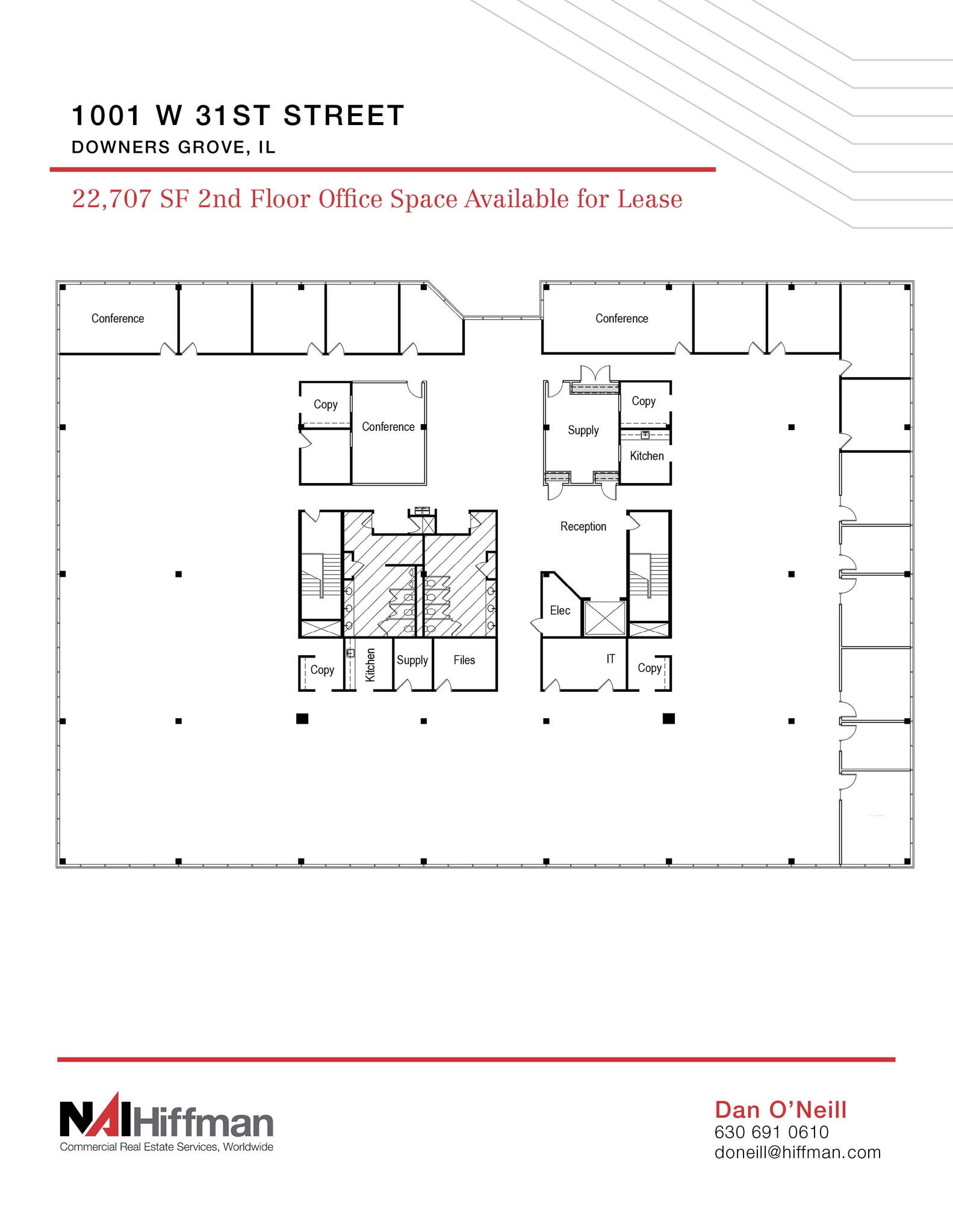 1001 W 31st St, Downers Grove, IL à vendre Plan d’étage– Image 1 sur 1