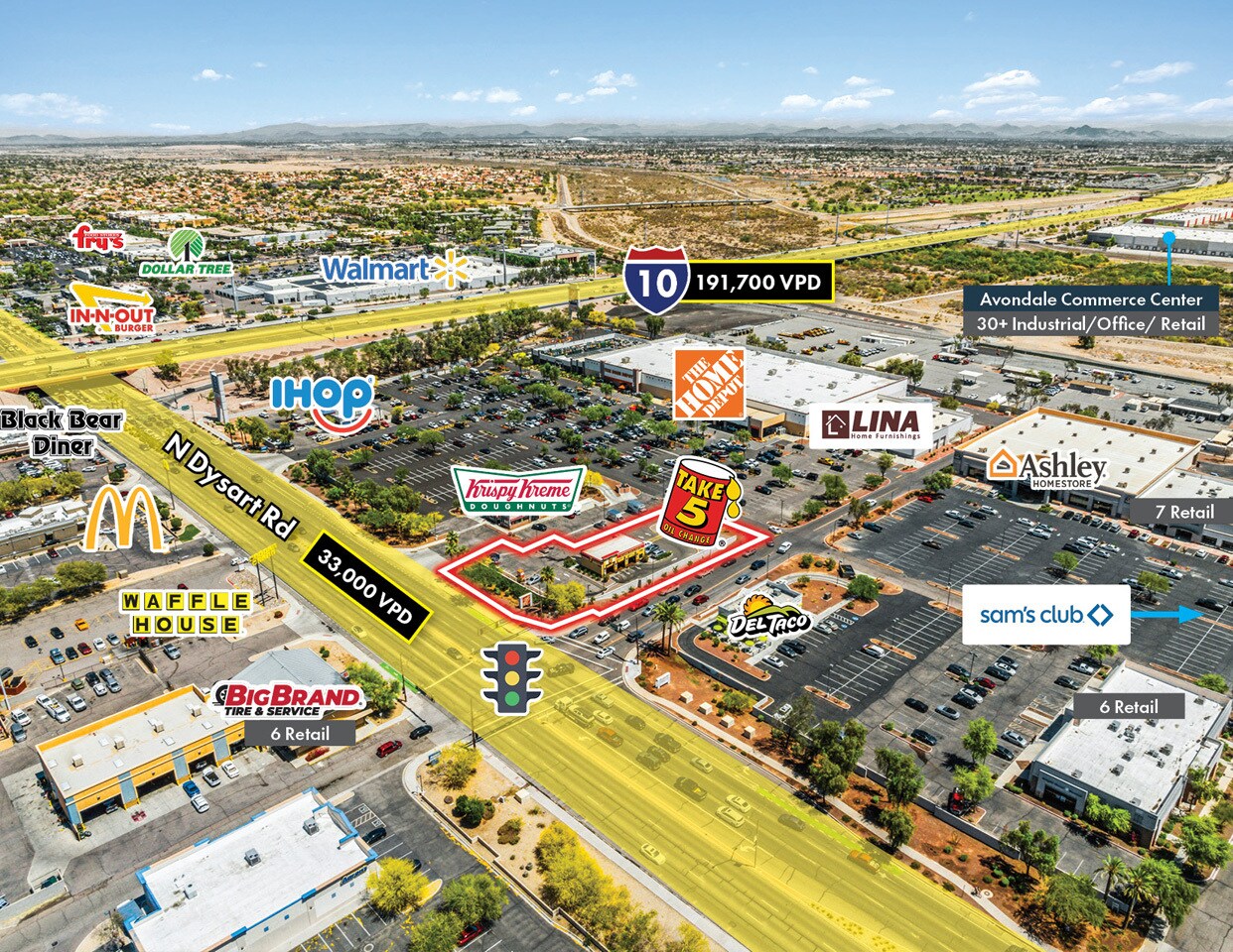 1485 N Dysart Rd, Avondale, AZ à vendre Aérien– Image 1 sur 6