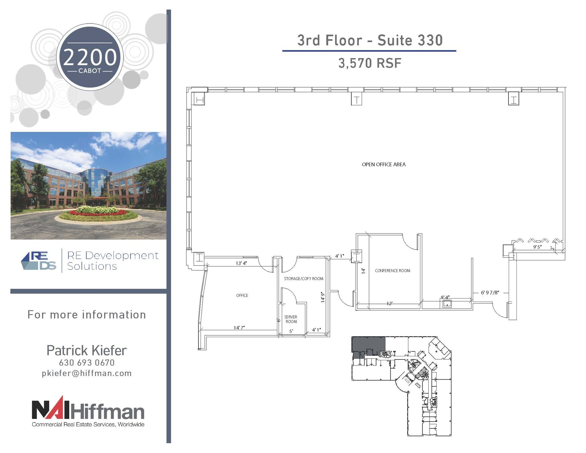 2200 Cabot Dr, Lisle, IL à louer Plan d’étage– Image 1 sur 1