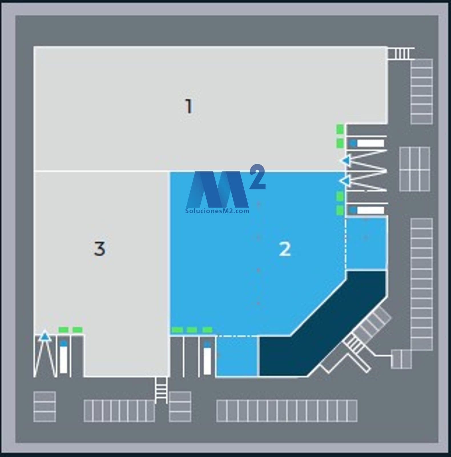 Industriel/Logistique dans El Prat de Llobregat, Barcelona à louer Plan d’étage type– Image 1 sur 1