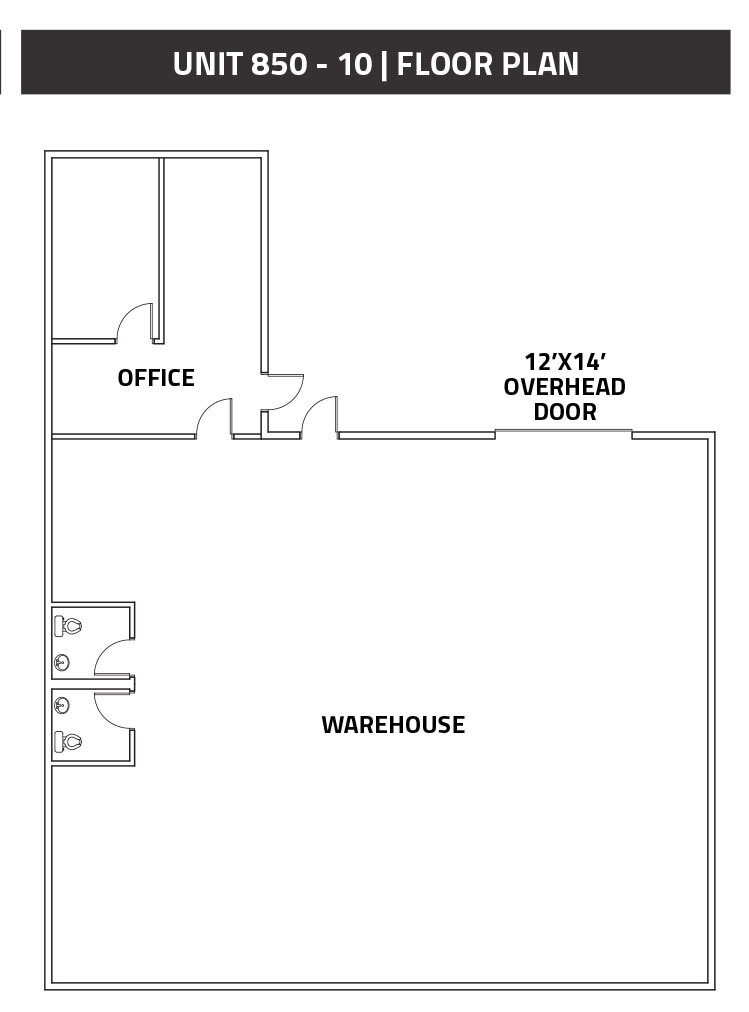 800-850 E 73rd Ave, Denver, CO à louer Plan d’étage– Image 1 sur 1