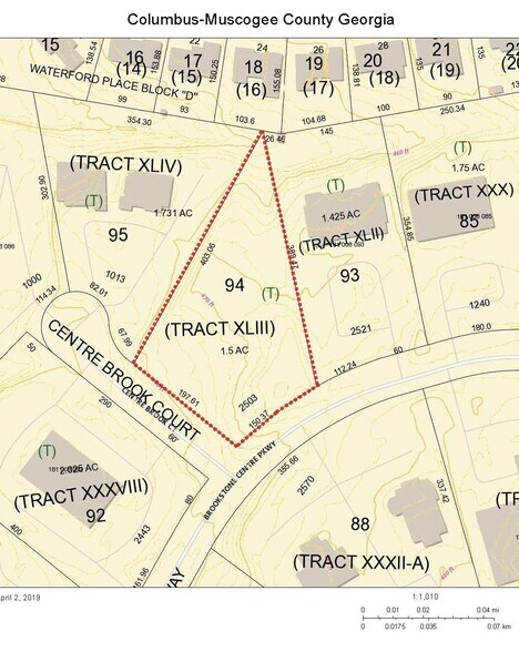 2503 Brookstone Centre Pky, Columbus, GA à vendre - Plan cadastral – Image 2 sur 9