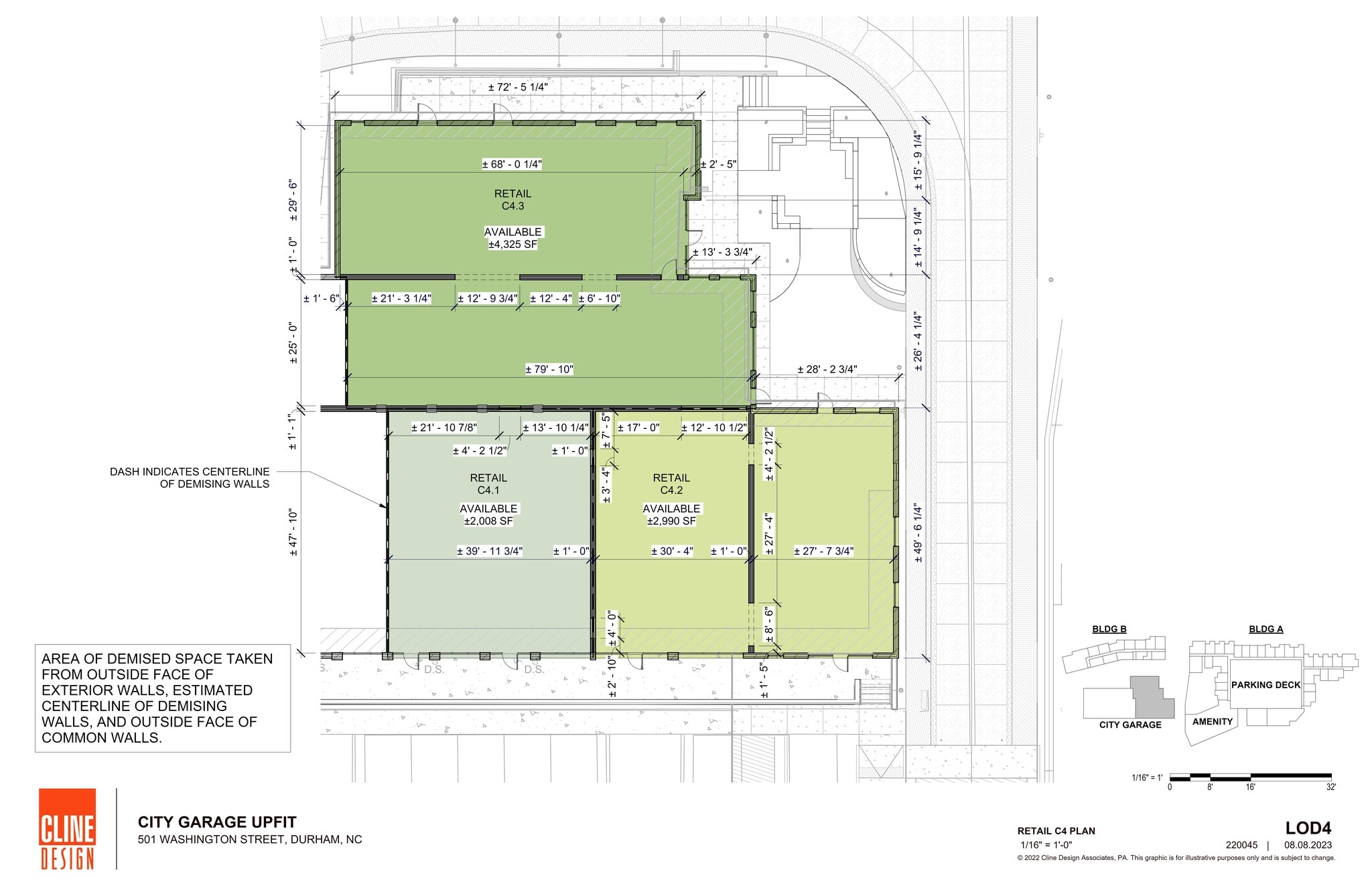 501 Washington St, Durham, NC à louer Plan de site– Image 1 sur 1