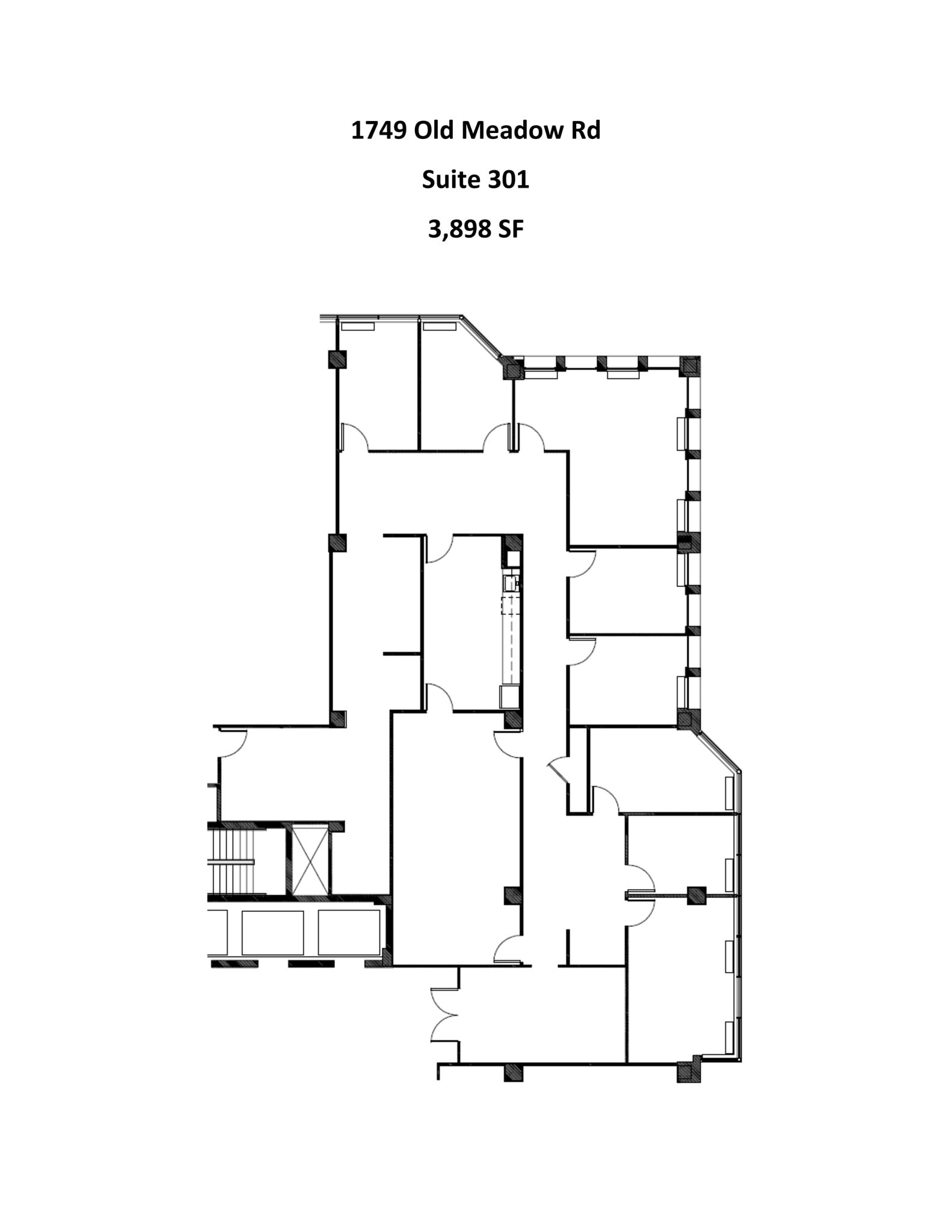1749 Old Meadow Rd, McLean, VA à louer Plan de site– Image 1 sur 2