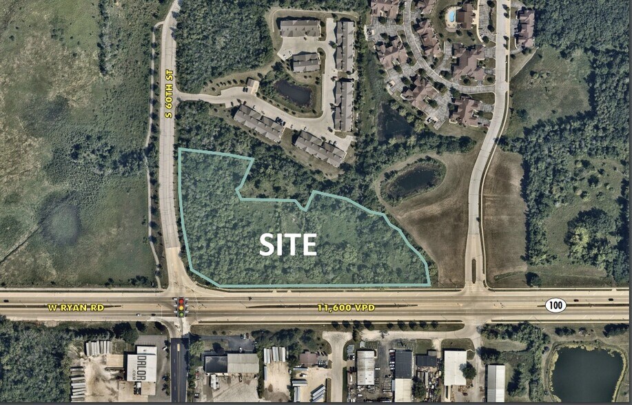 60th St & W Ryan Rd, Franklin, WI à vendre - Aérien – Image 1 sur 5