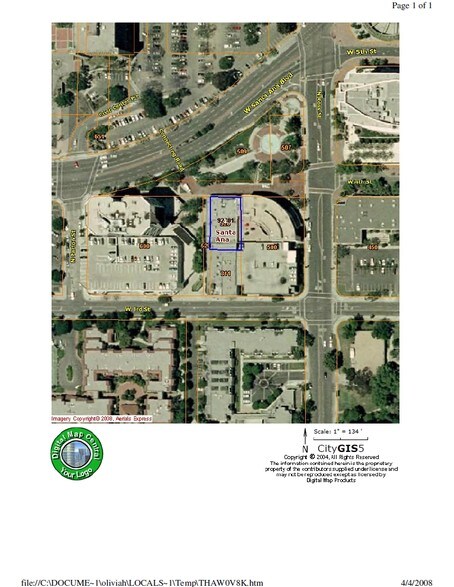 520 W Santa Ana Blvd, Santa Ana, CA à louer - Aérien – Image 2 sur 13