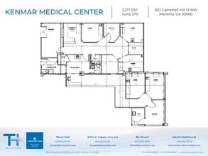 833 Campbell Hill St NW, Marietta, GA à louer Plan d’étage– Image 1 sur 1
