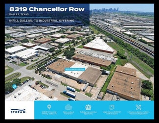 Plus de détails pour 8319 Chancellor Row, Dallas, TX - Industriel/Logistique à vendre