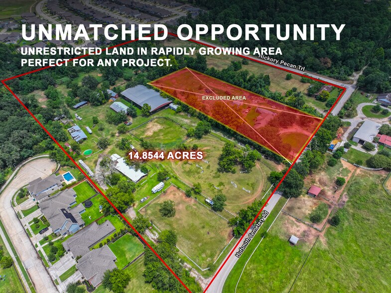 25635 Hufsmith Cemetery Rd, Tomball, TX à vendre - Aérien – Image 3 sur 24