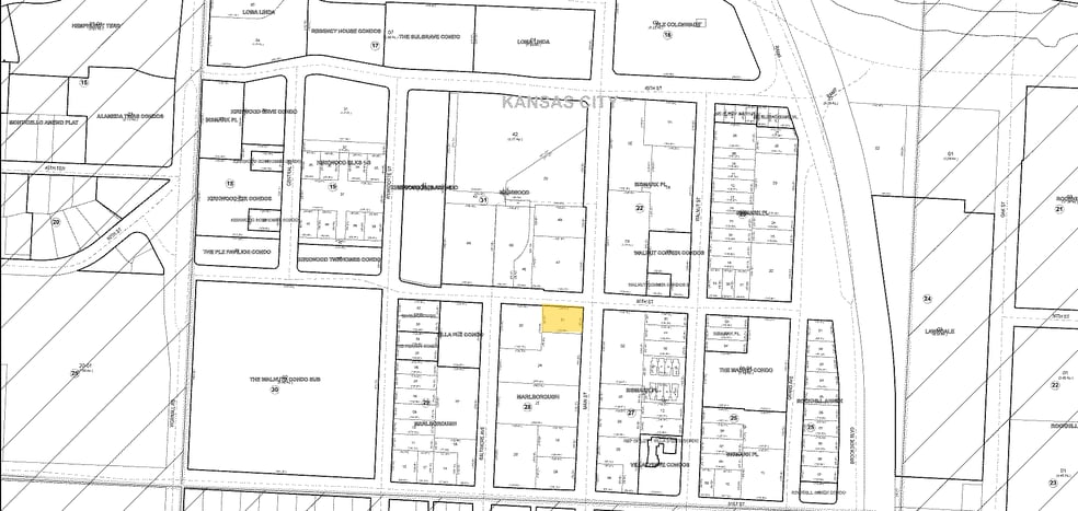 5000-5010 Main St, Kansas City, MO à vendre - Plan cadastral – Image 3 sur 3