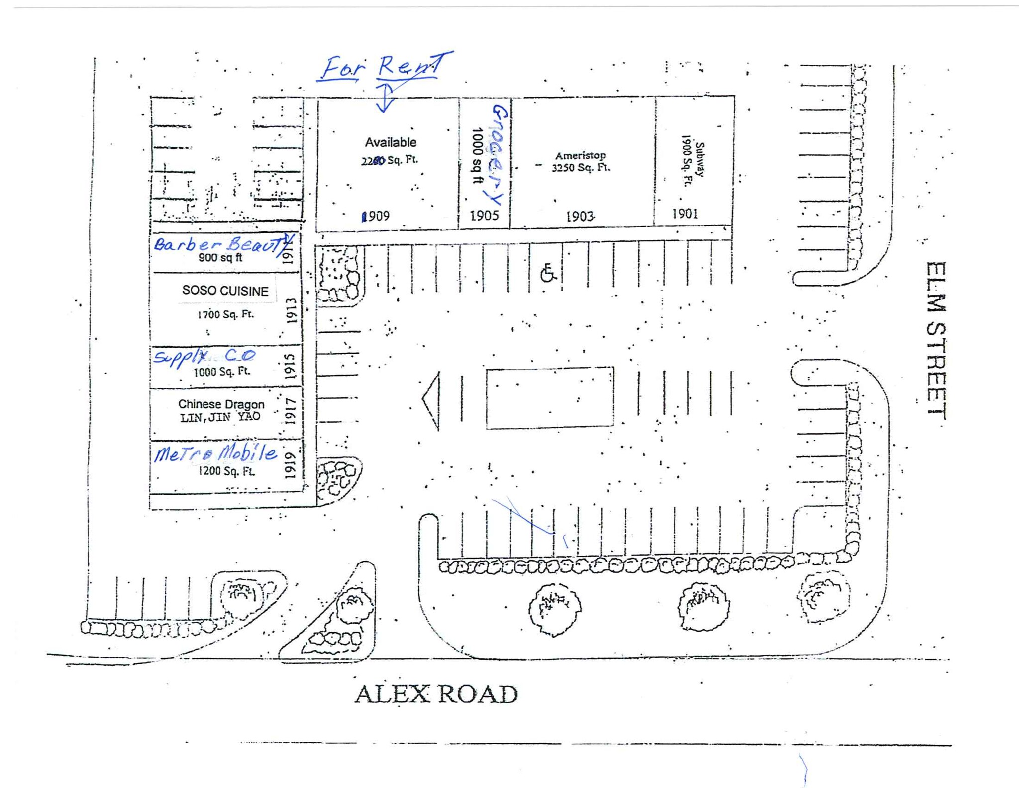 1901-1909 S Alex Rd, West Carrollton, OH à louer Plan de site– Image 1 sur 4