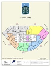 1615 Poydras St, New Orleans, LA à louer Plan de site– Image 1 sur 1