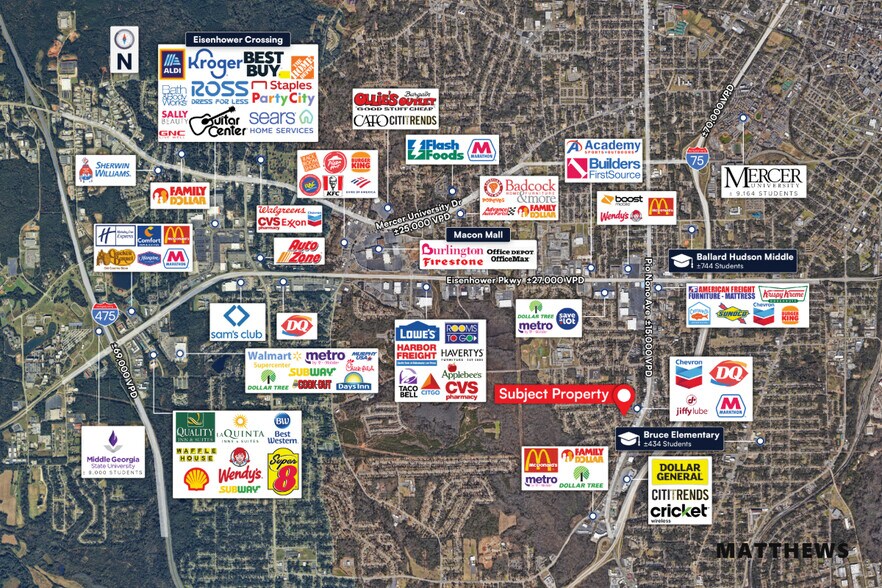 3389 Sherry Dr, Macon-Bibb, GA à vendre - Photo de l’immeuble – Image 3 sur 3