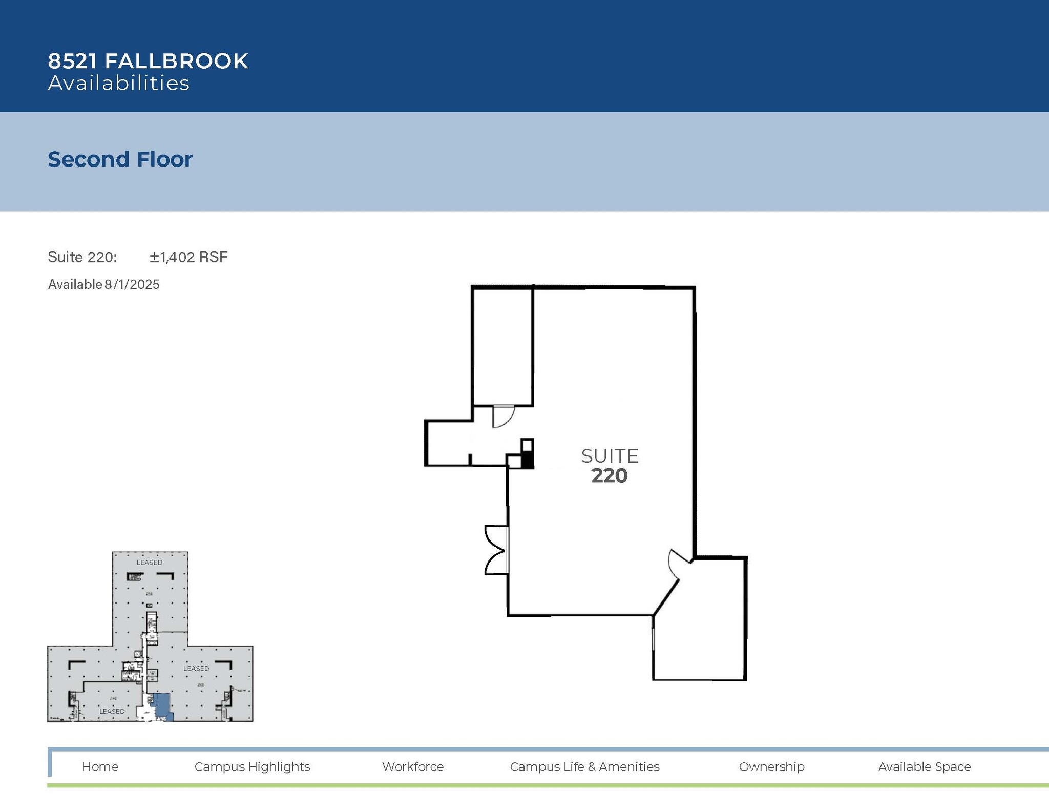 8521 Fallbrook Ave, West Hills, CA à louer Plan d’étage– Image 1 sur 1