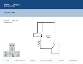 8521 Fallbrook Ave, West Hills, CA à louer Plan d’étage– Image 1 sur 1