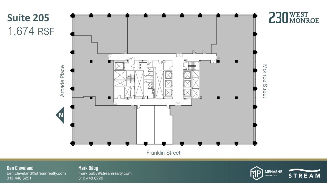 230 W Monroe St, Chicago, IL à louer Plan d’étage– Image 1 sur 1