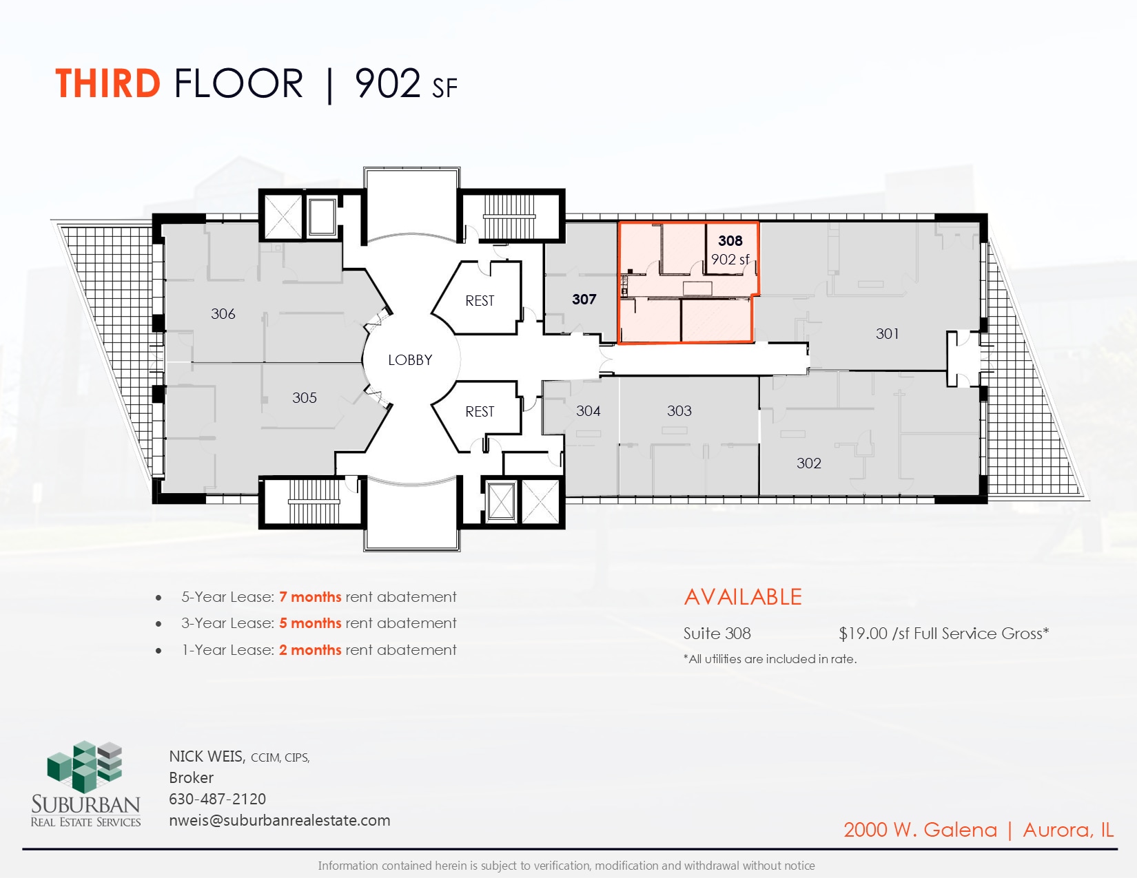 2000 W Galena Blvd, Aurora, IL à louer Plan d’étage– Image 1 sur 1