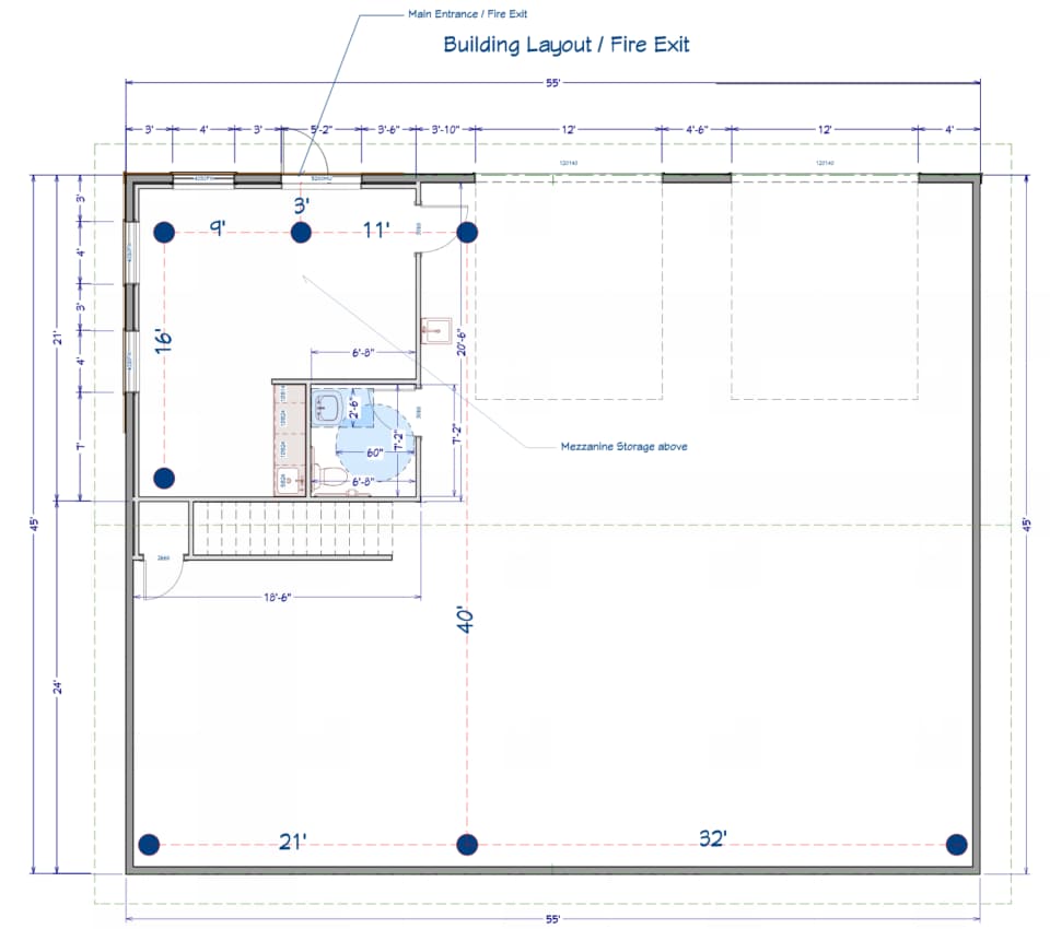 700 E Johns Prairie Rd, Shelton, WA à louer Plan d’étage– Image 1 sur 3