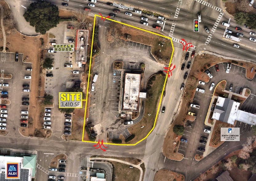 10005 Dorchester Rd, Summerville, SC à louer - Aérien – Image 2 sur 3