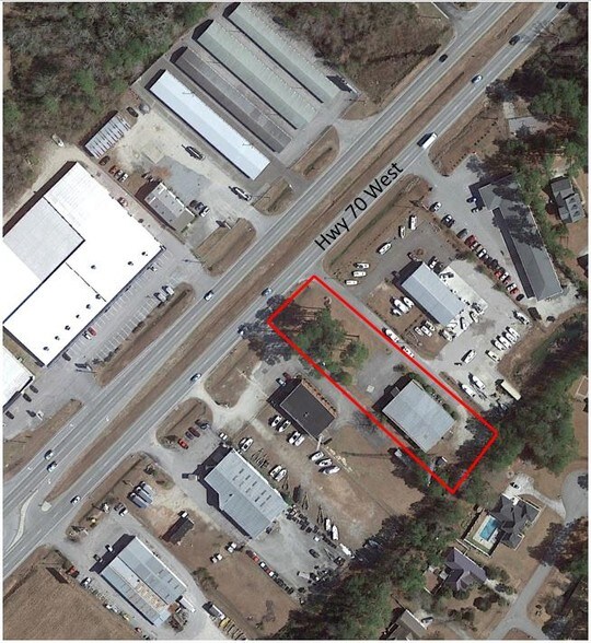 5447 Hwy 70, Morehead City, NC à louer - Aérien – Image 3 sur 11