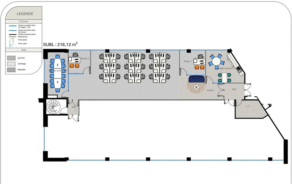 Bureau dans Plérin à louer - Plan d’étage – Image 3 sur 4