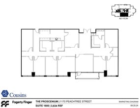 1170 Peachtree St, Atlanta, GA à louer Plan d’étage– Image 1 sur 1