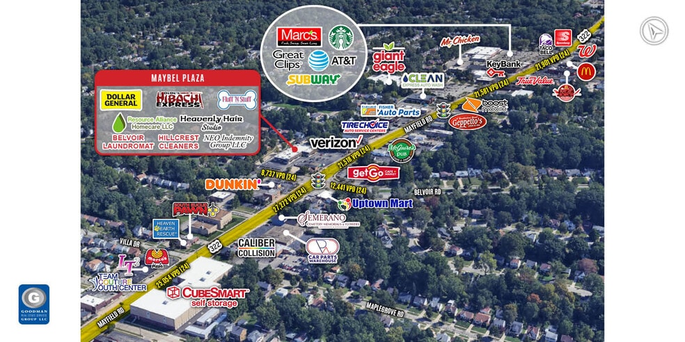 4257 Mayfield Rd, South Euclid, OH à vendre - Photo de l’immeuble – Image 2 sur 7