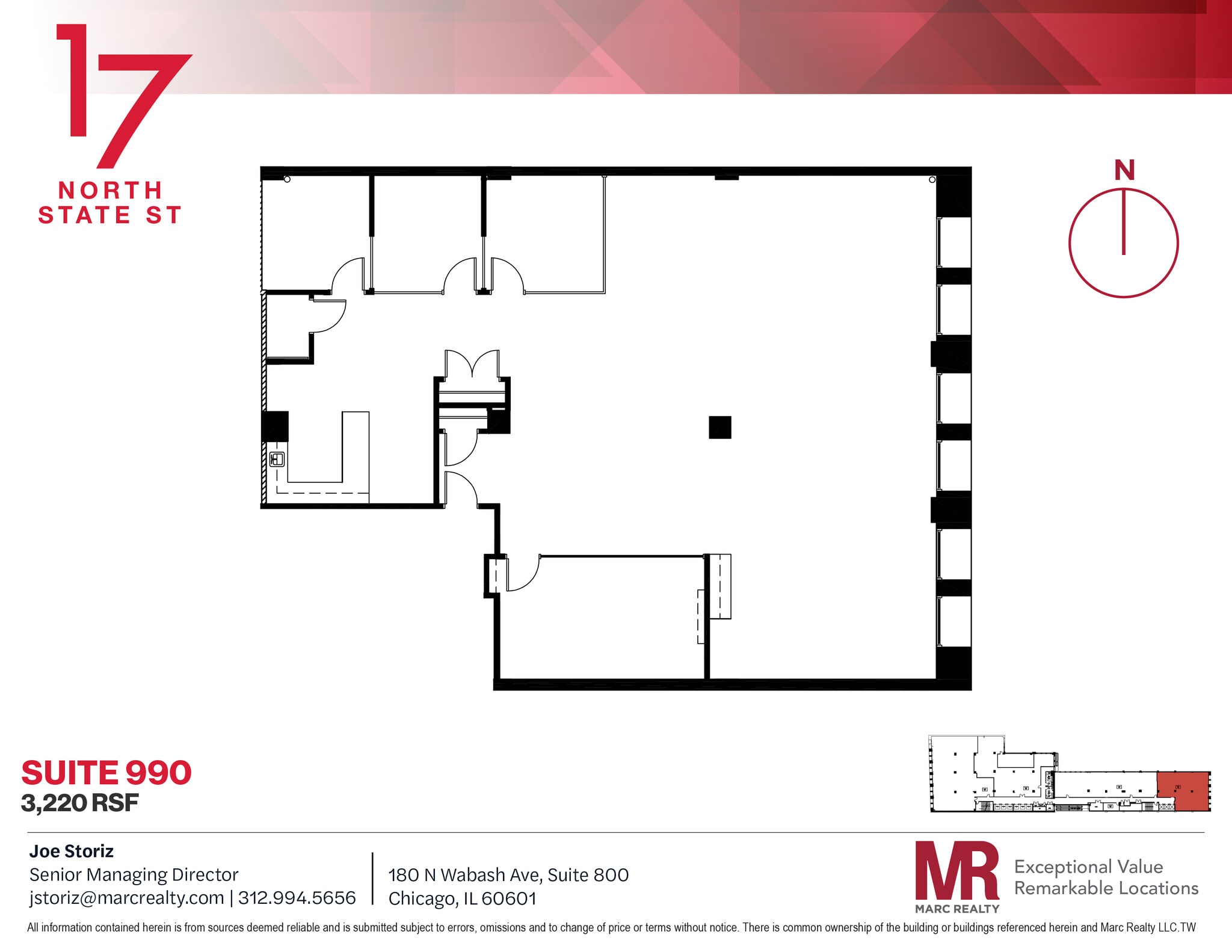 17 N State St, Chicago, IL à louer Plan d’étage– Image 1 sur 1
