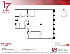 17 N State St, Chicago, IL à louer Plan d’étage– Image 1 sur 1