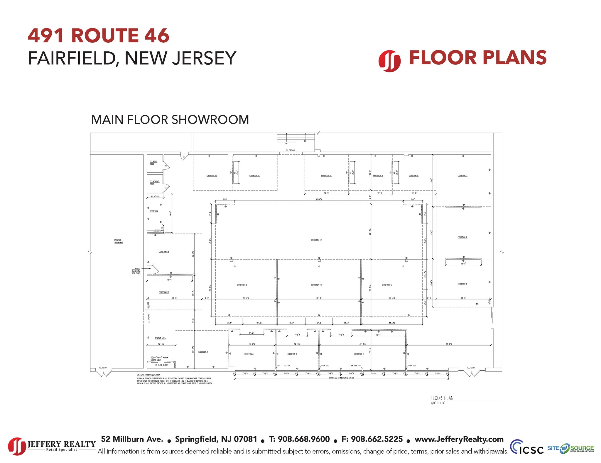 491 Route 46, Fairfield, NJ à louer Plan d’étage– Image 1 sur 1