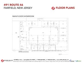 491 Route 46, Fairfield, NJ à louer Plan d’étage– Image 1 sur 1