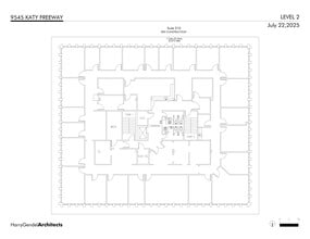 9545 Katy Fwy, Houston, TX à louer Plan de site– Image 1 sur 1
