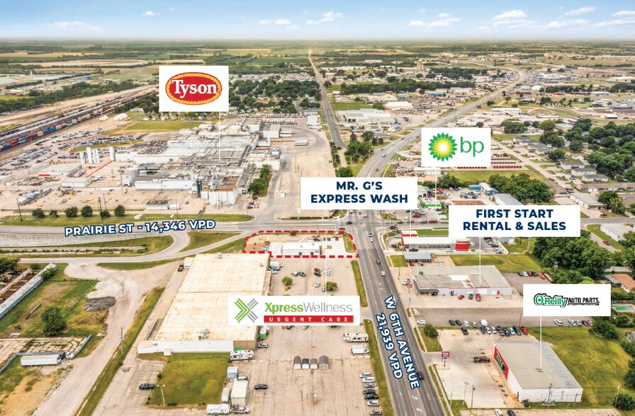 2031 W 6th Ave, Emporia, KS à vendre - Aérien – Image 2 sur 4