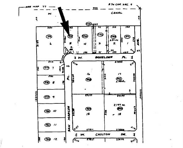 162 W Boxelder Pl, Chandler, AZ à louer - Plan cadastral – Image 2 sur 6