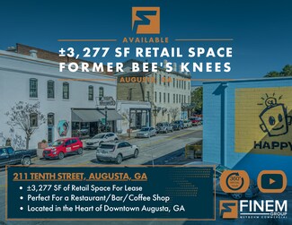 Plus de détails pour 211 10th St, Augusta, GA - Local commercial à louer