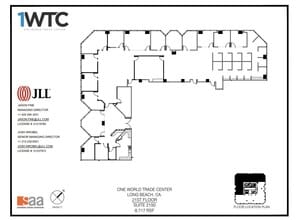 1 World Trade Ctr, Long Beach, CA à louer Plan d’étage– Image 1 sur 1