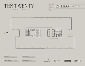 1020 Spring St, Atlanta, GA à louer Plan d’étage– Image 1 sur 1
