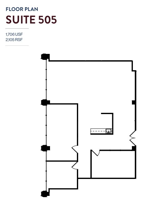 6430 W Sunset Blvd, Los Angeles, CA à louer Plan d’étage– Image 1 sur 1