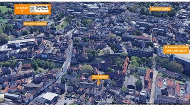 18 Colegate, Norwich, NFK - Vue aérienne vue de carte