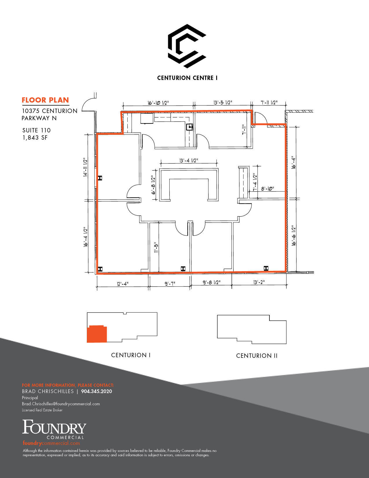 10375 Centurion Pky N, Jacksonville, FL à louer Plan d’étage– Image 1 sur 2