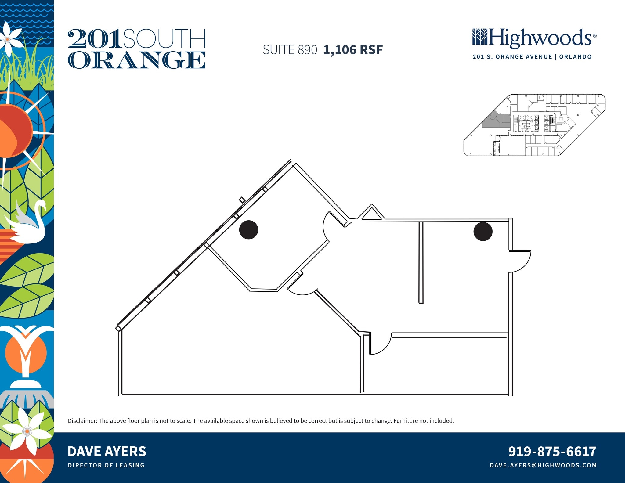 201 S Orange Ave, Orlando, FL à louer Plan de site– Image 1 sur 1